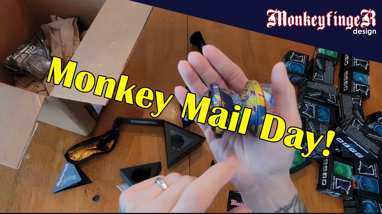 Unboxing the MonkeyfingeR 2Evil, Caesar, Backstage Pass, and PixelApe Helium Yo-yos!