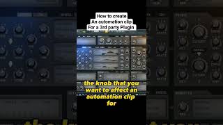 how to create an automation clip for a third party plugin #flstudio #mixing #fl20 #musicproduction