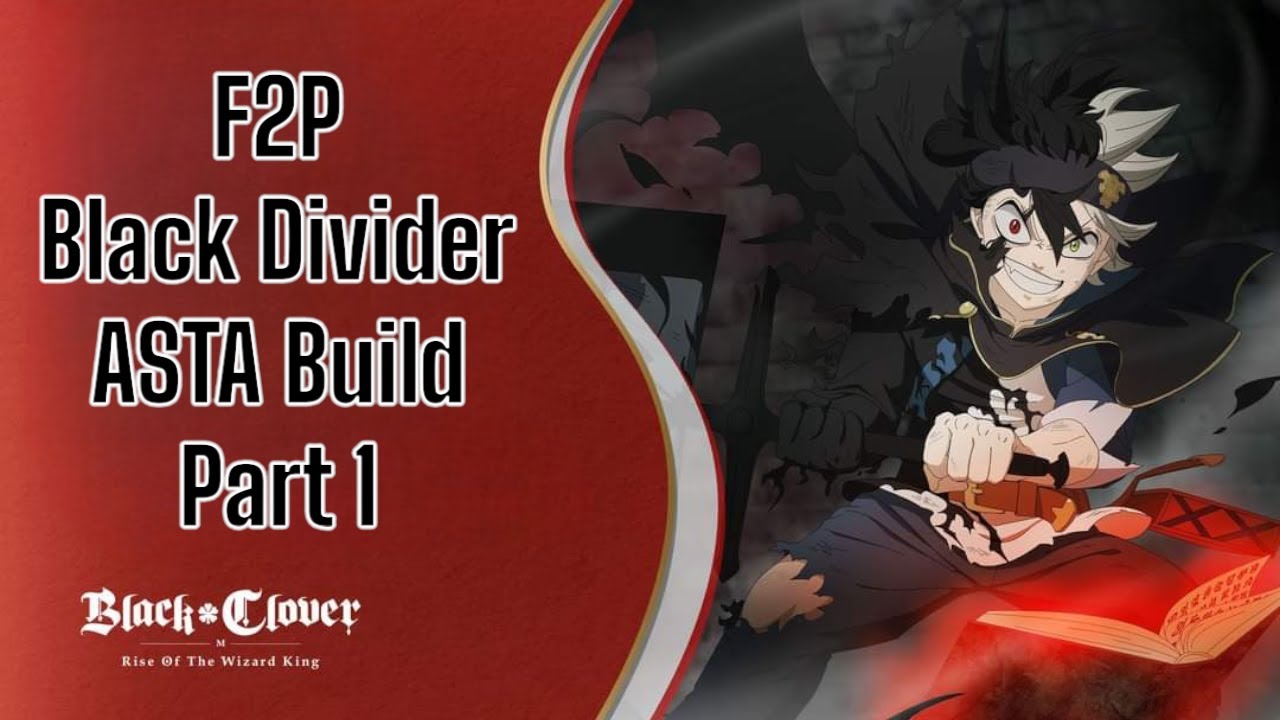 Black Divider Asta Build