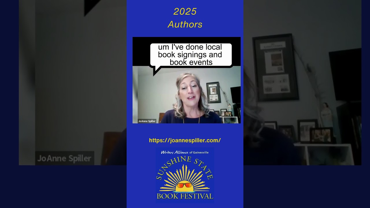 Sunshine State Book Festival new non-fiction Author Joanne Spiller 