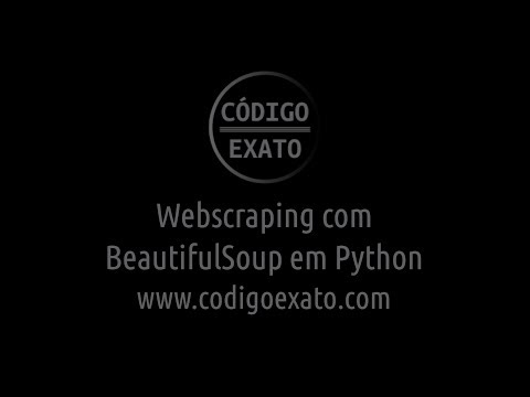 Webscraping com BeautifulSoup em Python