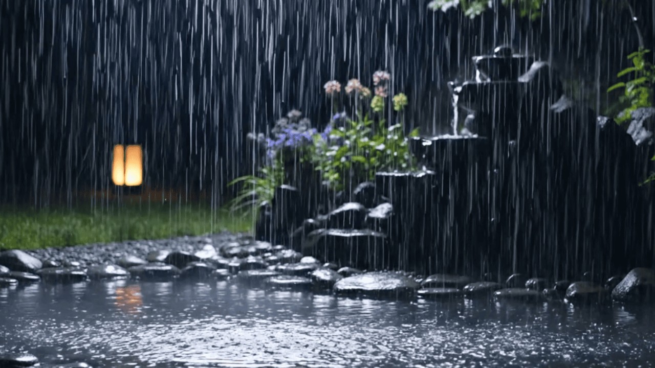 LIVE Rainstorm at Night 🌧️ Instantly Calm Your Mind | Deep Sleep & Stress Relief