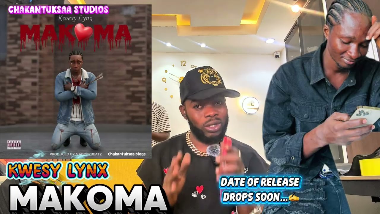 Kwesy Lynx скоро выпустит новую песню под названием «MAKOMA»…🔥🔥🔥🔥🔥❤️‍🔥