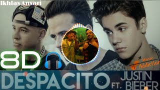 Luis Fonsi, Daddy Yankee - Despacito Official Audio Ft. Justin Bieber 8D Audio Song .