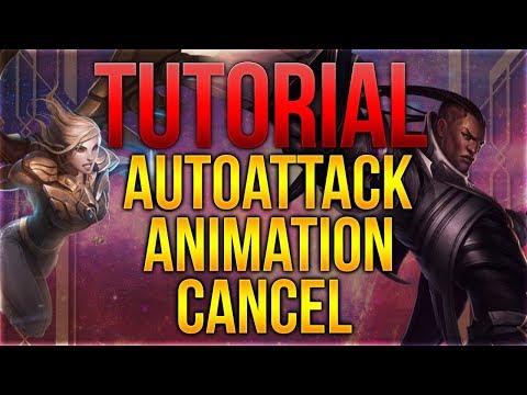 Autoattack Animation Cancel Tutorial [League of Legends] [Deutsch / German]