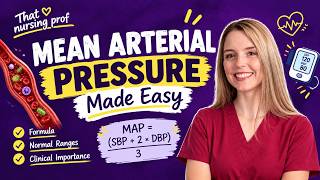 Mean Arterial Pressure (MAP) Made Easy for Nursing Students!