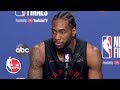 Kawhi Leonard: I draw from Kobe, Shaq and Jordan to stay calm during games | 2019 NBA Finals