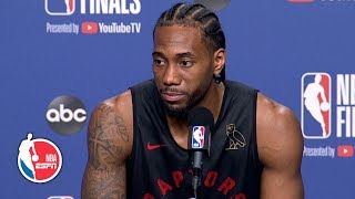 Kawhi Leonard: I draw from Kobe, Shaq and Jordan to stay calm during games | 2019 NBA Finals