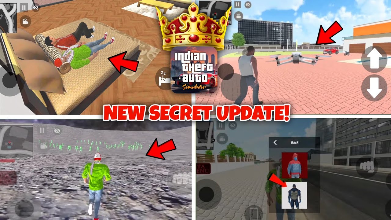 Indian theft Aura Simulator New Big Update 🔥🤯 Sleeping Mode Added + New Drone Mod 
