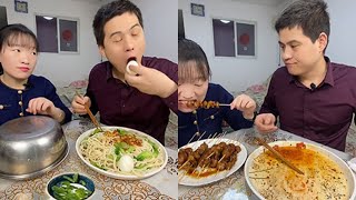 Prank husband:Husbands Try To Eat Eggs And End Up Missing The Meat Hidden In The Pots#funny #eat