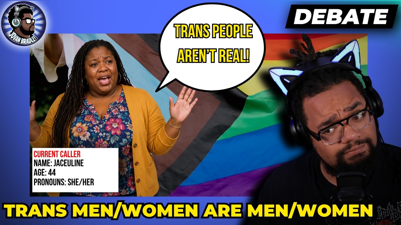 This ANTI TRANS woman WILL NOT engage || JOVAN DEBATES