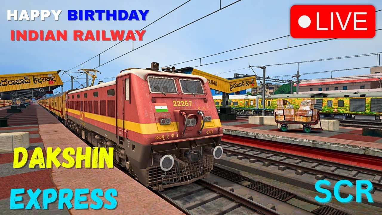12721 DAKSHIN EXPRESS | TRAIN SIMULATOR 2025 - YouTube