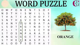 🎯 🌳🍎 ULTIMATE WORD SEARCH: FRUIT TREES! | Can YOU Find Them All? 🍇🍊 Challenge Your Brain Now!