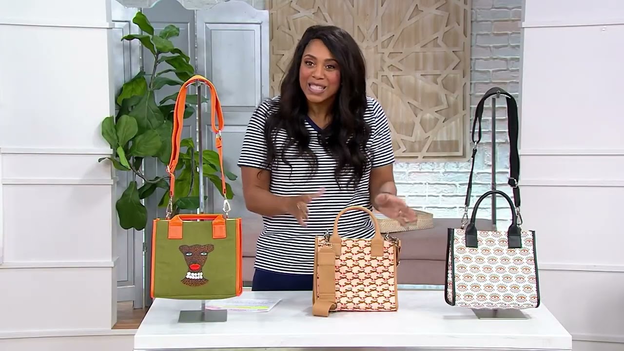 Bouffants & Broken Hearts Mini Tote Crossbody on QVC 