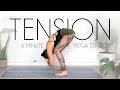 6 Min Morning Yoga for Tension Relief (DAY 28)