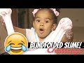 3 Year Old Does The Blindfolded Slime Challenge! | Hilarious Ending