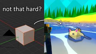 How I made my first 3D game (about being a cat fish)