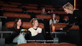 Apollo Kino Tasku paarisdiivanid - naudi filmi koos maitsva kõhutäiega!