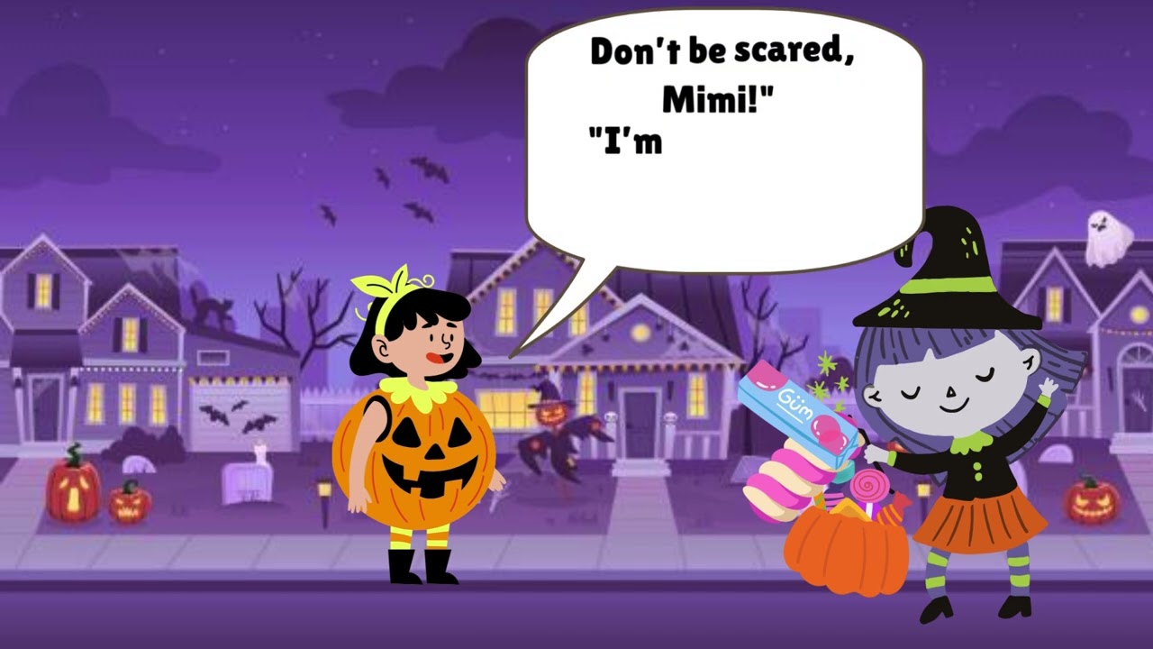 Mimi's Halloween Adventure| SHORT STORY FOR KIDS| LEARN ENGLISH WITH FUN!!!