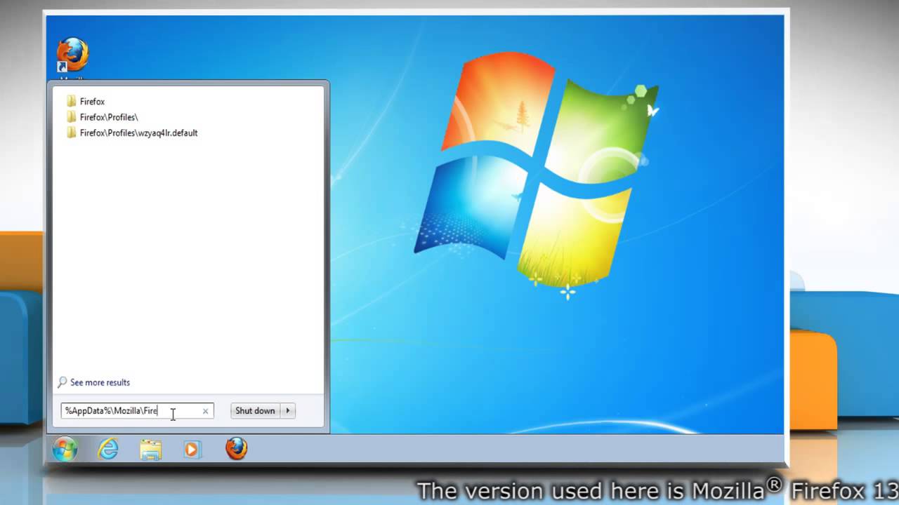 Mozilla® Firefox: How to copy files between profile folders in Windows® 7
