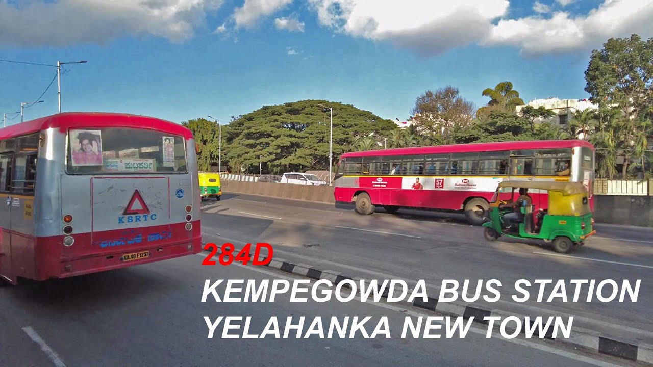 Bengaluru BMTC Bus Ride - Route 284D - Kempegowda Bus Station to Yelahanka New Town