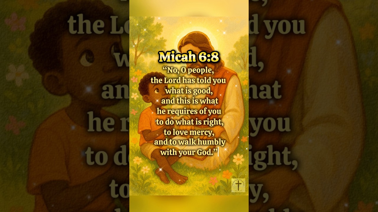Micah 6:8 Daily Bible Verse to Reflect on.