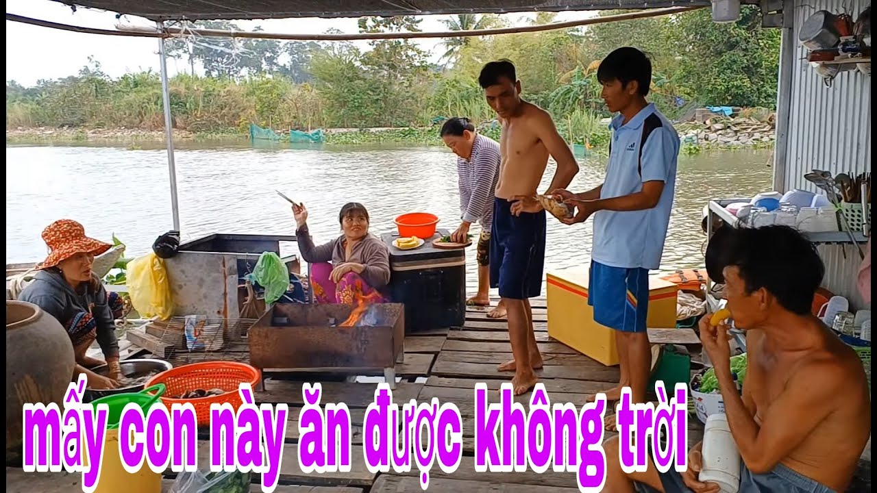 Lần Đầu Tiên Ngư Dân Sông Tiền Ăn Món Sò Dẹo Và Vọp Nướng Mỡ Hành # SĂN ...
