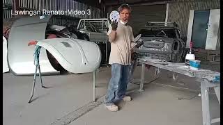 Step by Step Video3 /@How to Repair a Dented Panel Using Body Filler /For Vetasses Purposes