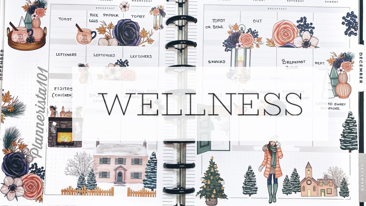 Plan with me december 12 18 wellness happy planner youtube