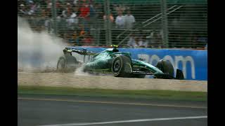 Sebastian Vettel Practice Crash - Australian Formula 1 Grand Prix 2022