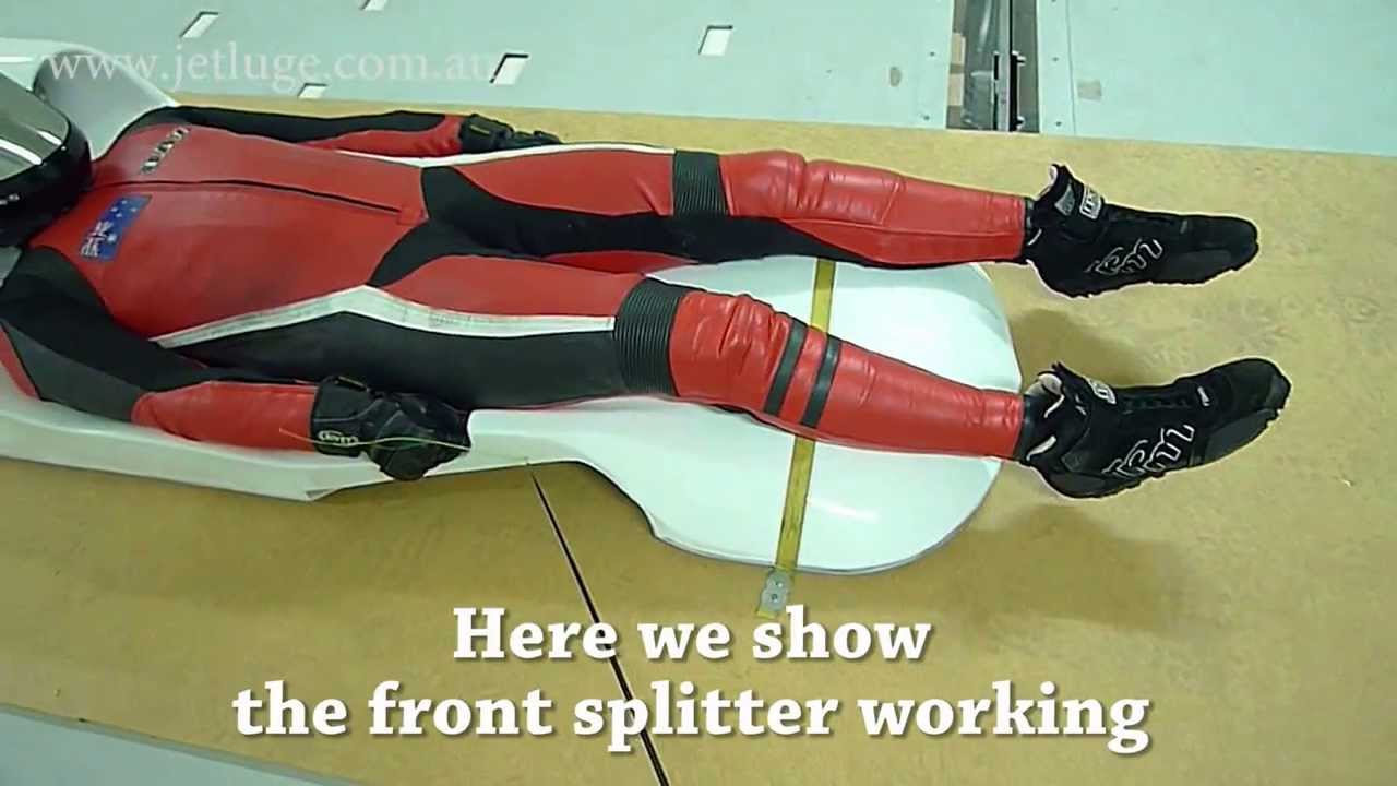 Jet Powered street luge Wind tunnel Test