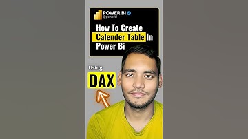 How to Create Calendar Table in Power BI Using DAX | Step-by-Step Tutorial for Beginners #powerbi