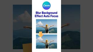 Blurred background Auto Focus effect CANVA #canvatips #design #canva #blendertutorial screenshot 3
