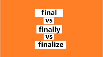 final finally finalize in java | difference between final finally finalize in java