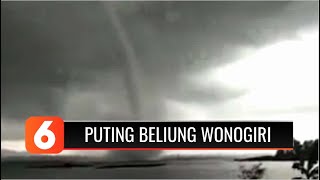 Viral  Puting Beliung Terjadi Di Waduk Gajah Mungkur Wonogiri  Liputan 6