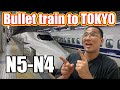 N5n4 bullet train to tokyo  easy japanese vlog