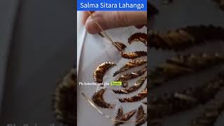 Handmade Crafted Fabrics Design I Unique Moti Sitara #salmasitara #motisitara