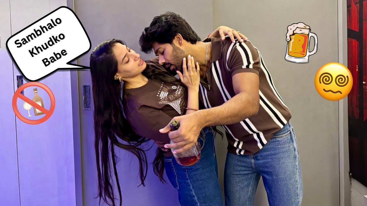 Drunk Prank On Wife😱|| She Got Hurt😢|| Rahul and Bhumi