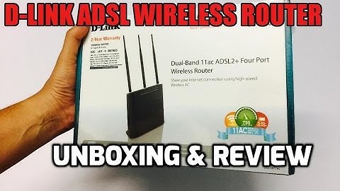 D-Link DSL-2877AL Dual Band AC750 ADSL2+ Modem Router Unboxing & Overview (INDIA)