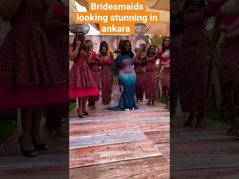 Beautiful ankara bridesmaids