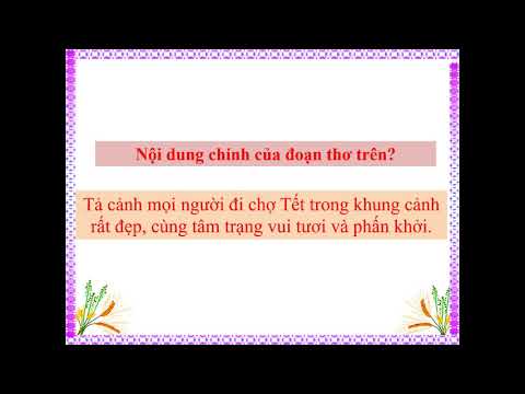 Lớp 4 - Tuần 23 - Chính tả: CHỢ TẾT