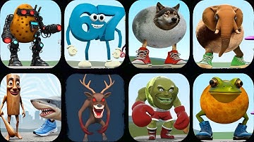 Nextbots In Playground Mod NEW VENUS BONECA AMBALABU LUPO DELLA LUNA BRAINROT MEMES Sandbox In Space