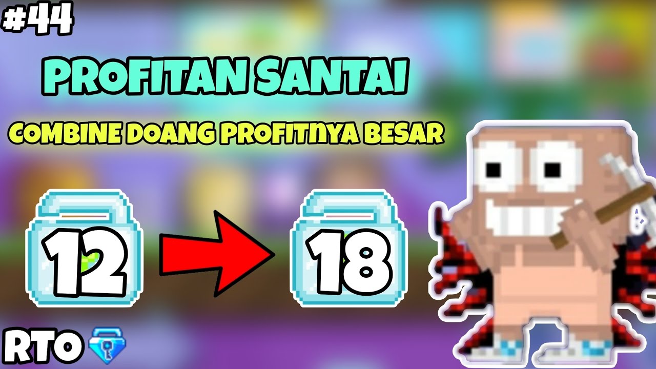 Просто объедините, и вы получите такую ​​прибыль, чувак!!! - Growtopia Profit 2025