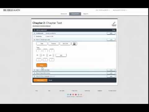 how to submit assignment on big ideas math