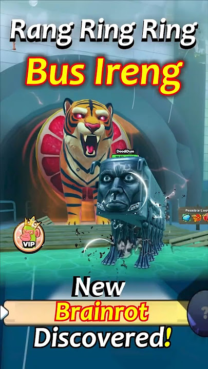 Rang Ring Ring Bus Ireng New Brainrot Secret Discovered - In Brainrot Evolution Roblox!