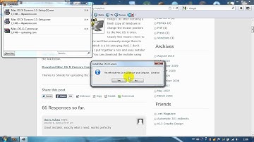 How to install mac OS X cursor on windows 7