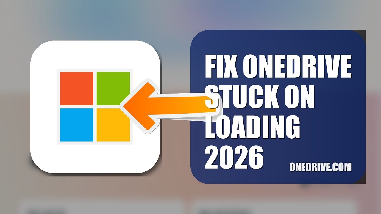 How To Fix OneDrive Stuck On Loading 2026 - YouTube