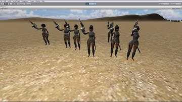 Addding attack and wild shoot animation to Unity Mecanim Controller