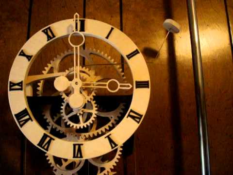 Wood Gear Clock (Simplicity) Designed by Clayton Boyer ...