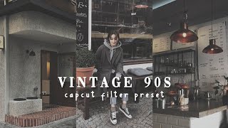 Vintage 90s // capcut filter preset screenshot 5